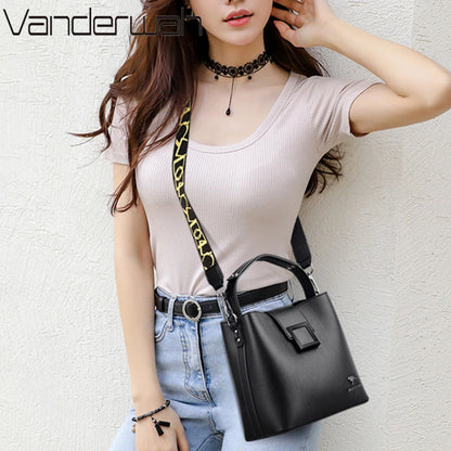 Casual Mini Handbag Soft Leather