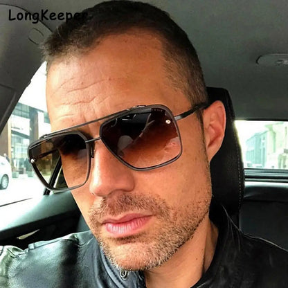 Luxury Classic Summer Style Gradient lens Men Anti Glare Driving Sun glasses