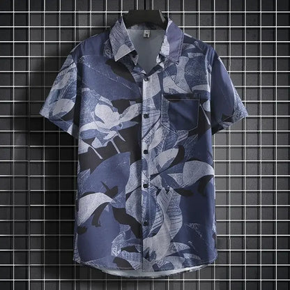 Casual Loose-fit Summer Men's Shirt